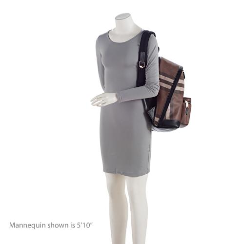Burberry E-Canvas House Check Jett Backpack (SHF-7Ybyea)