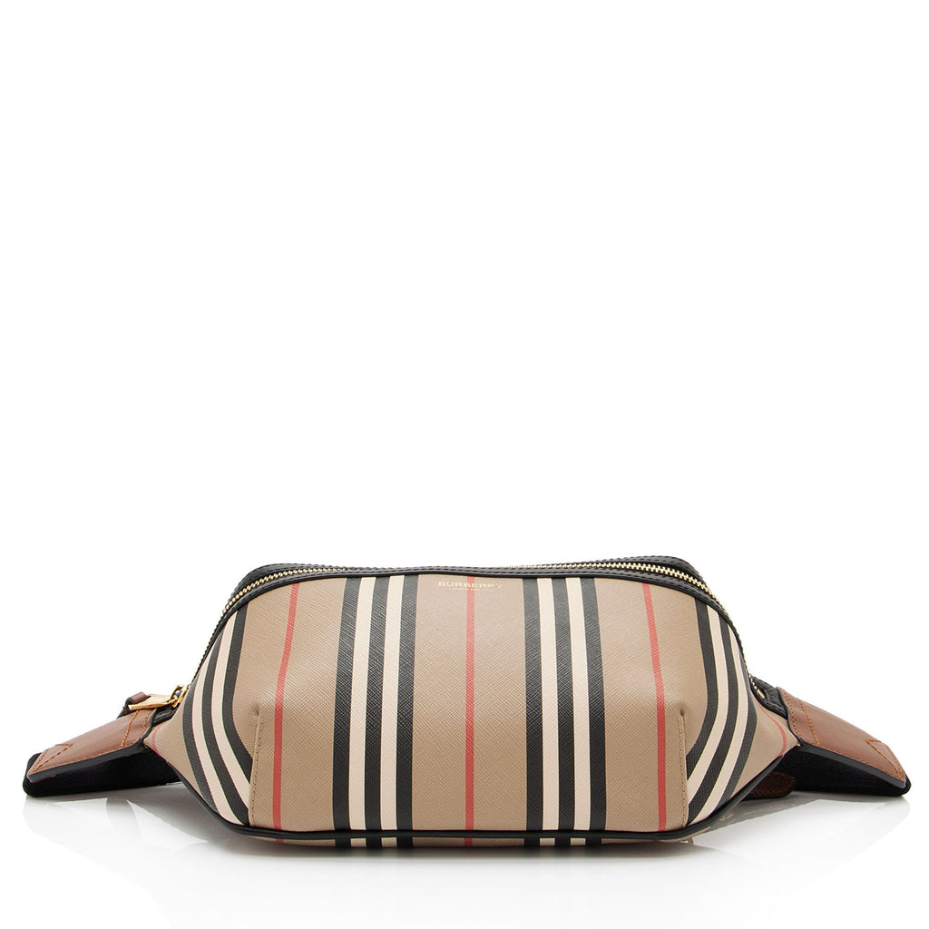 Burberry E-Canvas Icon Stripe Sonny Bumbag (SHF-RUAiZ3)
