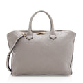 Burberry Embossed Check Leather Dewsbury Tote (SHF-19269)