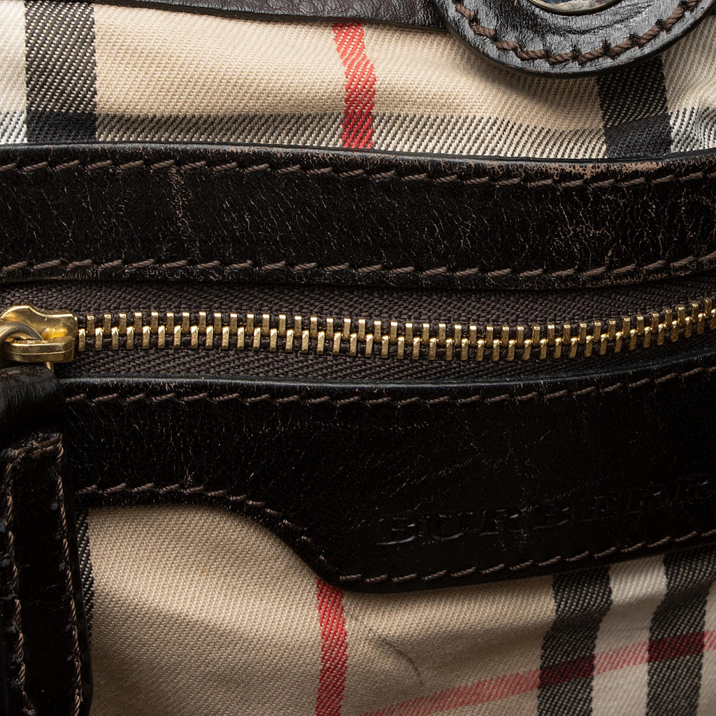 Burberry Grained Leather Canterbury Small Tote (SHF-23799)