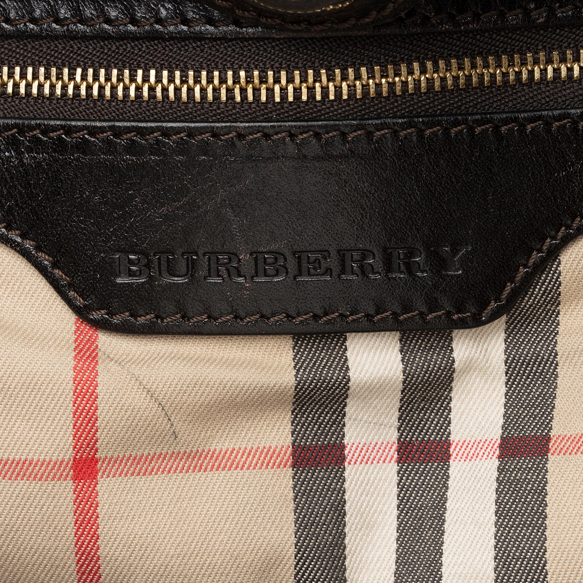 Burberry Grained Leather Canterbury Small Tote (SHF-23799)