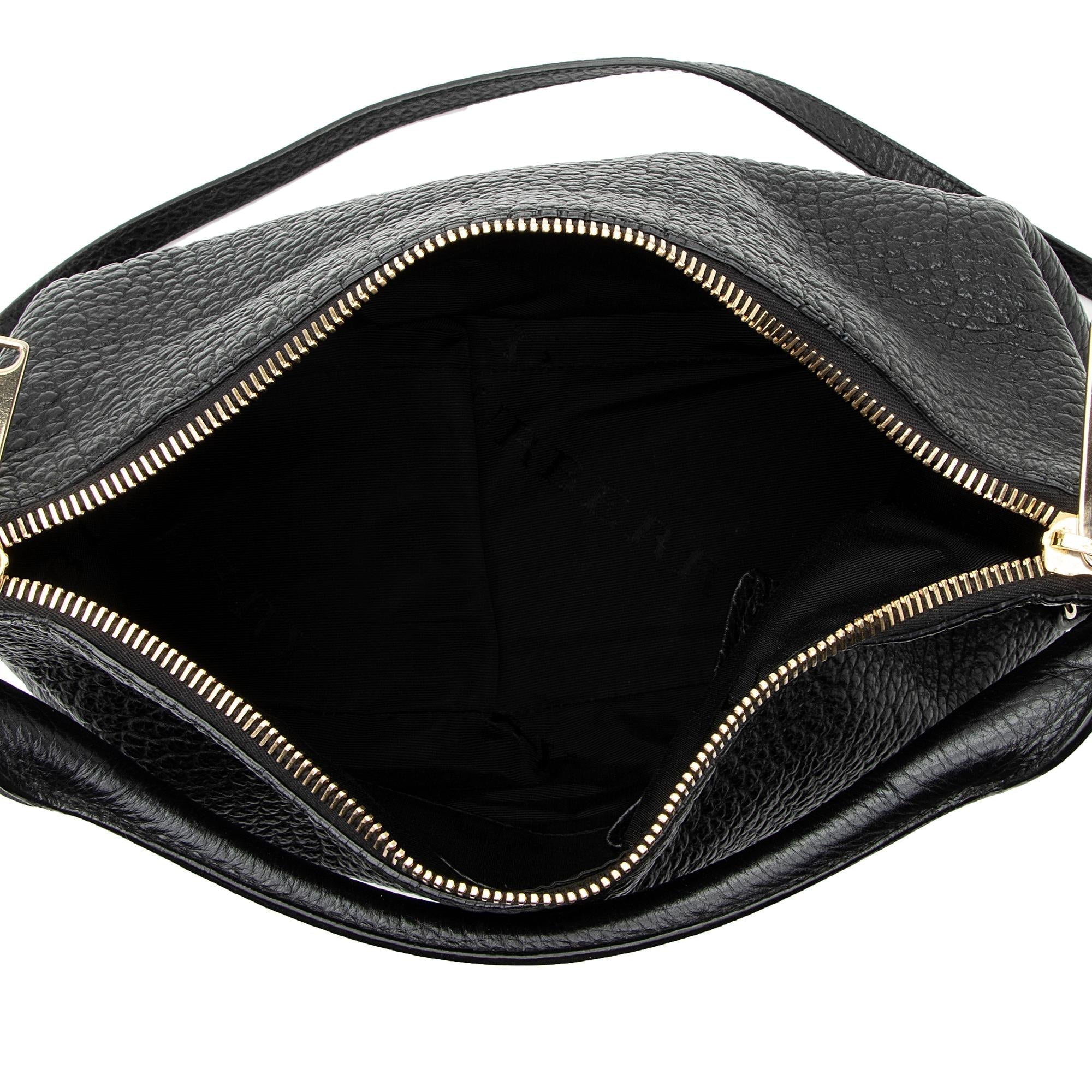 Burberry Grained Leather Ledbury Convertible Hobo (SHF-jy9yzD)