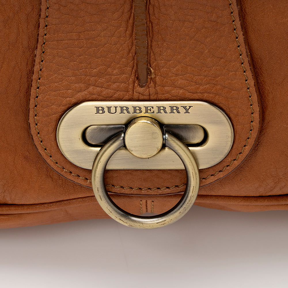 Burberry Grained Leather Shoulder Bag (SHF-20214)