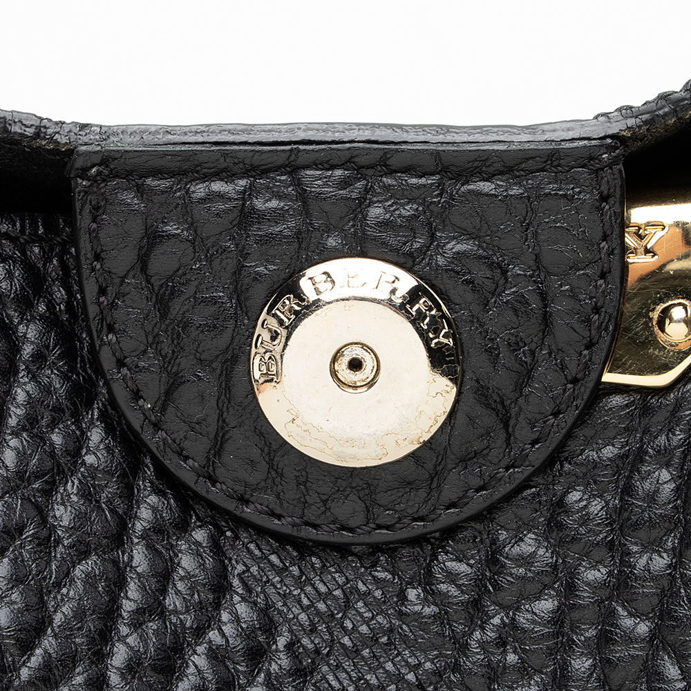 Burberry Grained Leather Tote (SHF-19247)