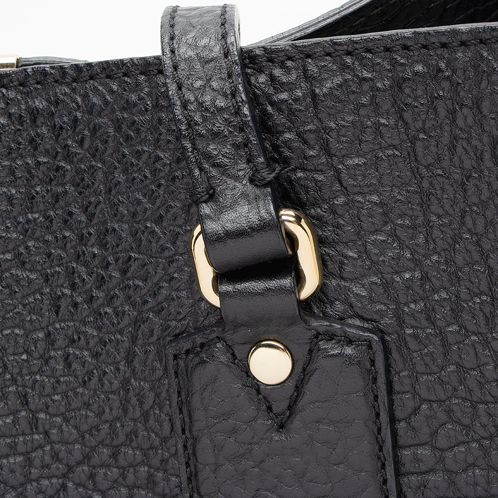 Burberry Grained Leather Woodbury Tote (SHF-18199)