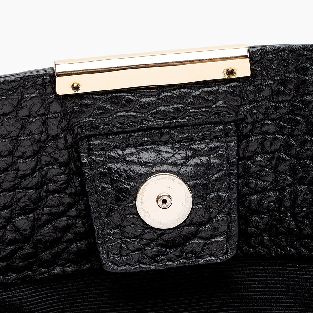 Burberry Grained Leather Woodbury Tote (SHF-18199)