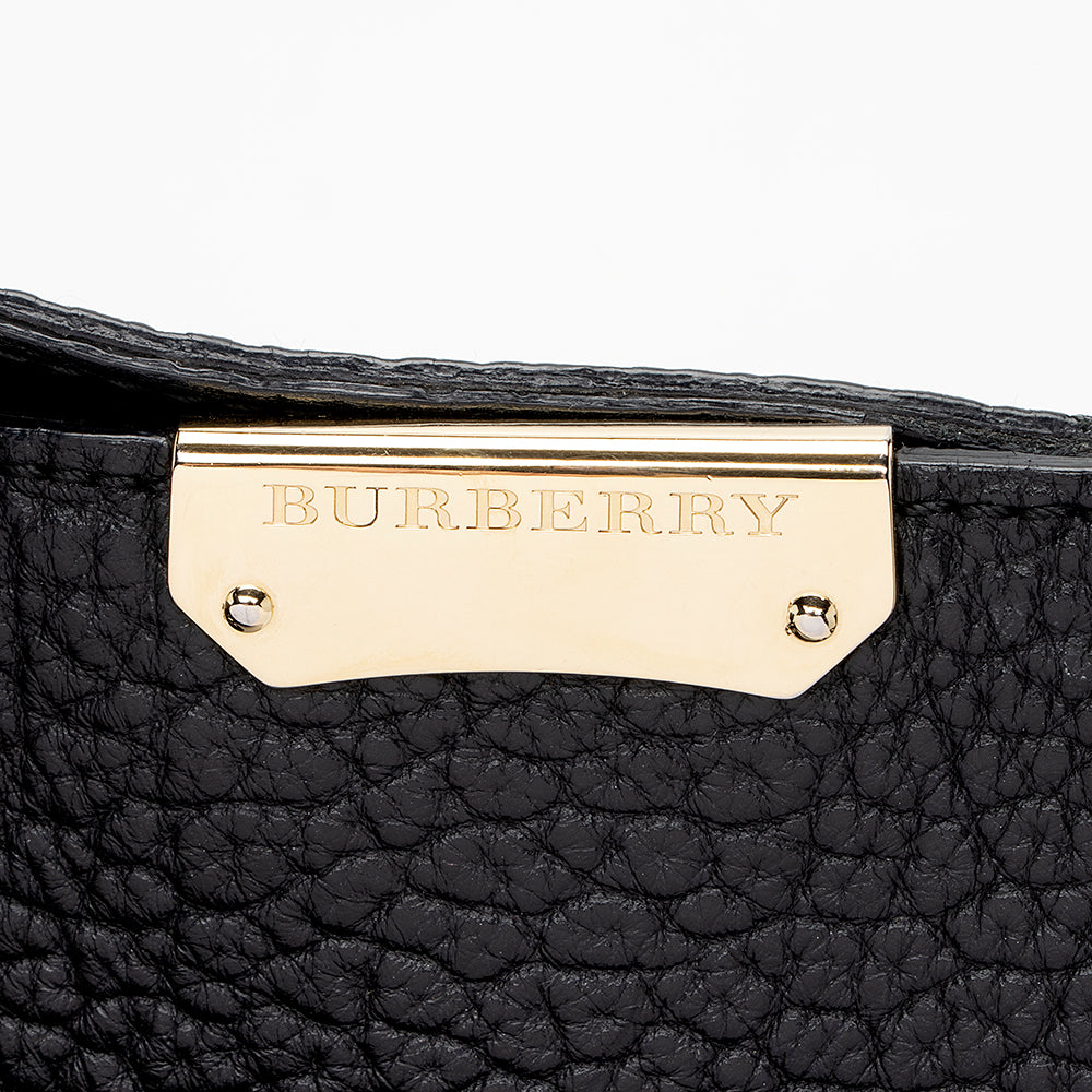 Burberry Grained Leather Woodbury Tote (SHF-18199)