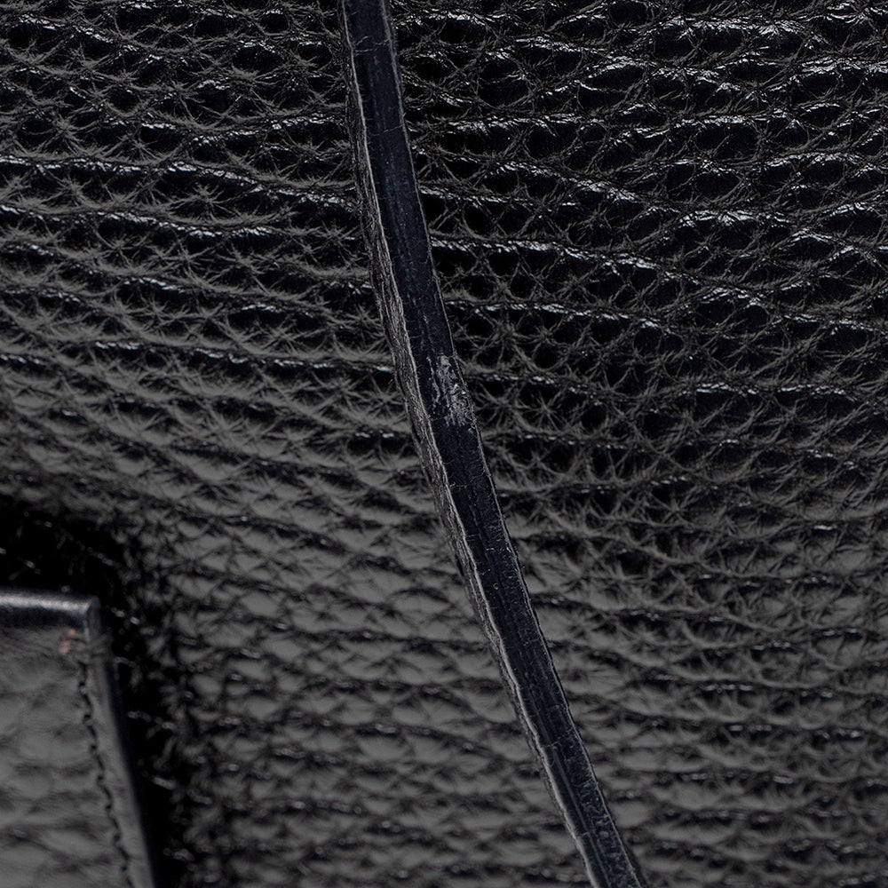 Burberry Grained Leather Woodbury Tote (SHF-18199)