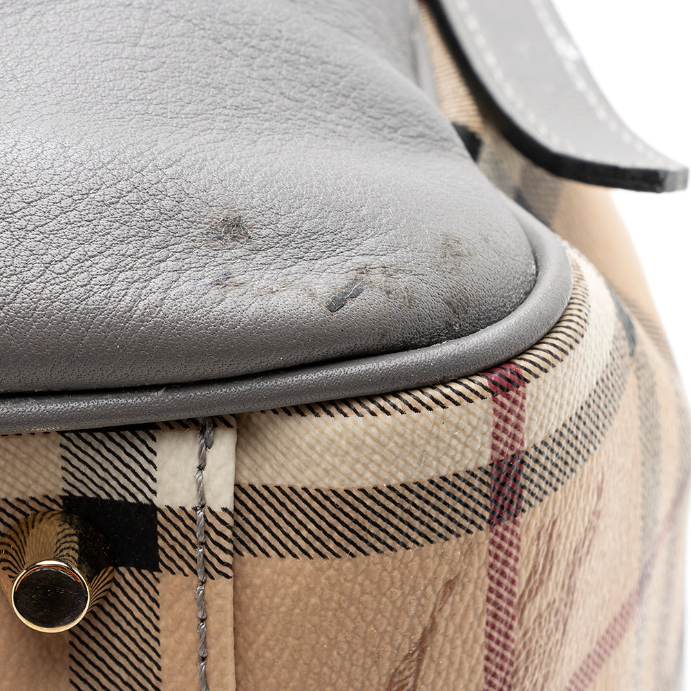 Burberry Haymarket Check Canterbury Small Tote (SHF-21036)