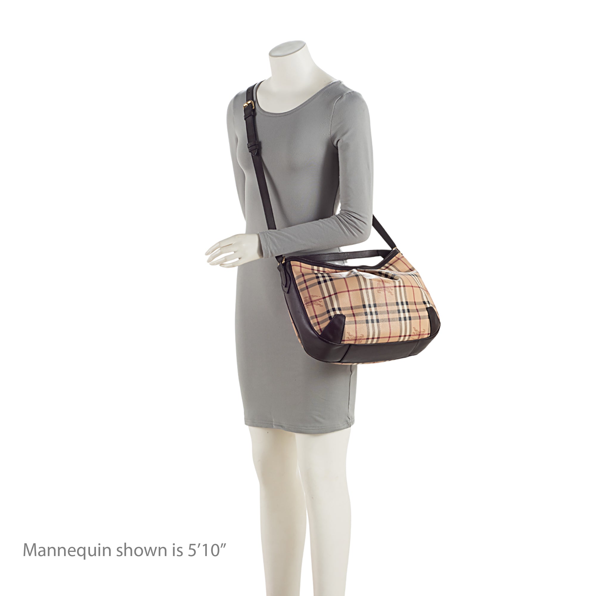 Burberry Haymarket Check Crossbody Bag (SHF-qDXh6N)