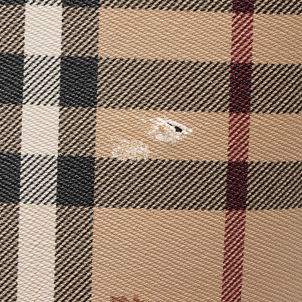 Burberry Haymarket Check Lorne Bucket Bag (SHF-21948)