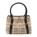 Burberry Haymarket Check Northfield Satchel (SHF-21398)