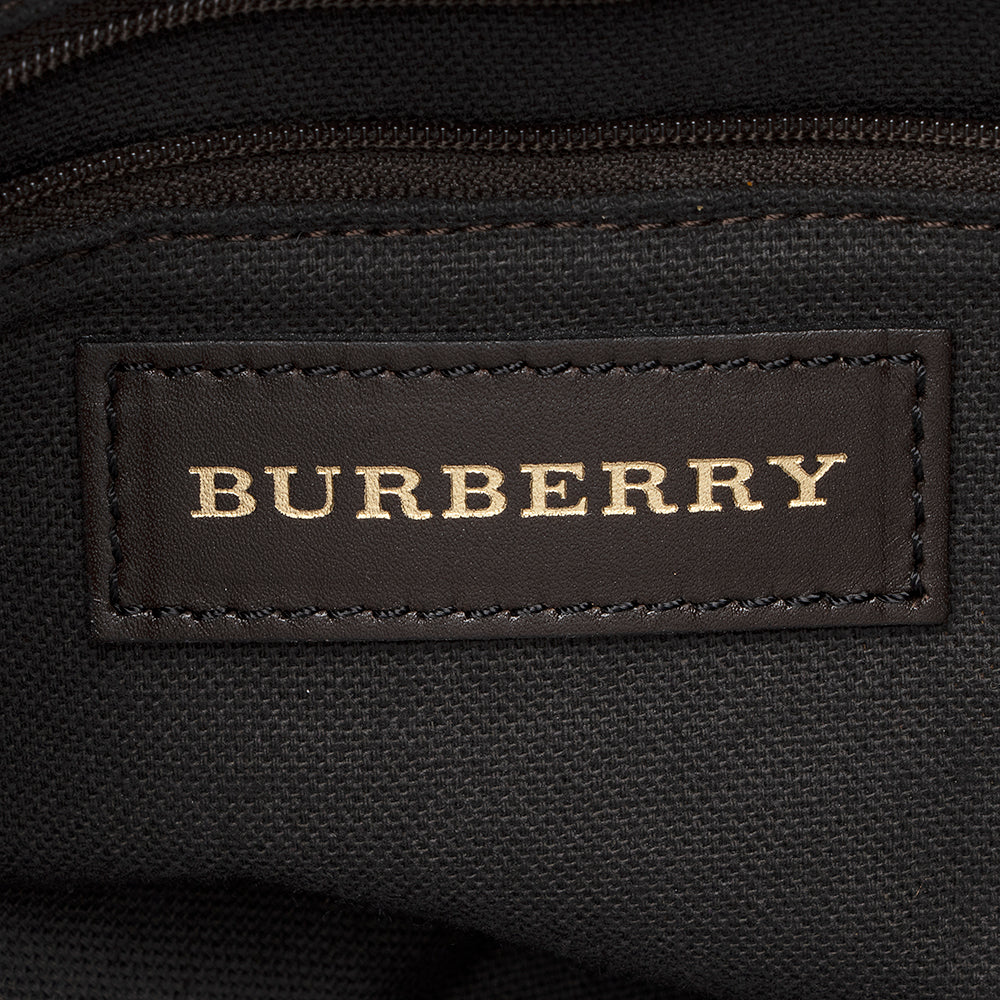 Burberry Haymarket Check Northfield Satchel (SHF-21398)