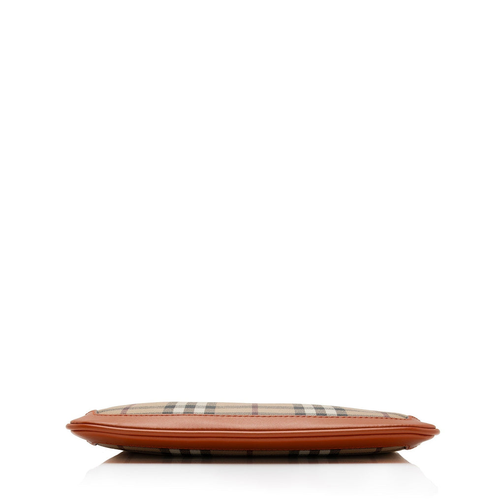 Burberry Haymarket Check Peyton Clutch (SHF-IfJeTZ)