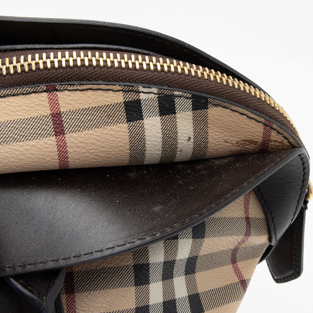 Burberry Haymarket Check Primrose Medium Tote (SHF-NBcwr7)