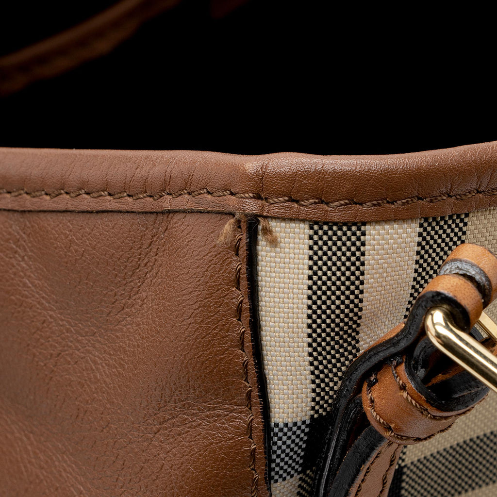 Burberry Horseferry Check Canterbury Small Tote (SHF-22612)