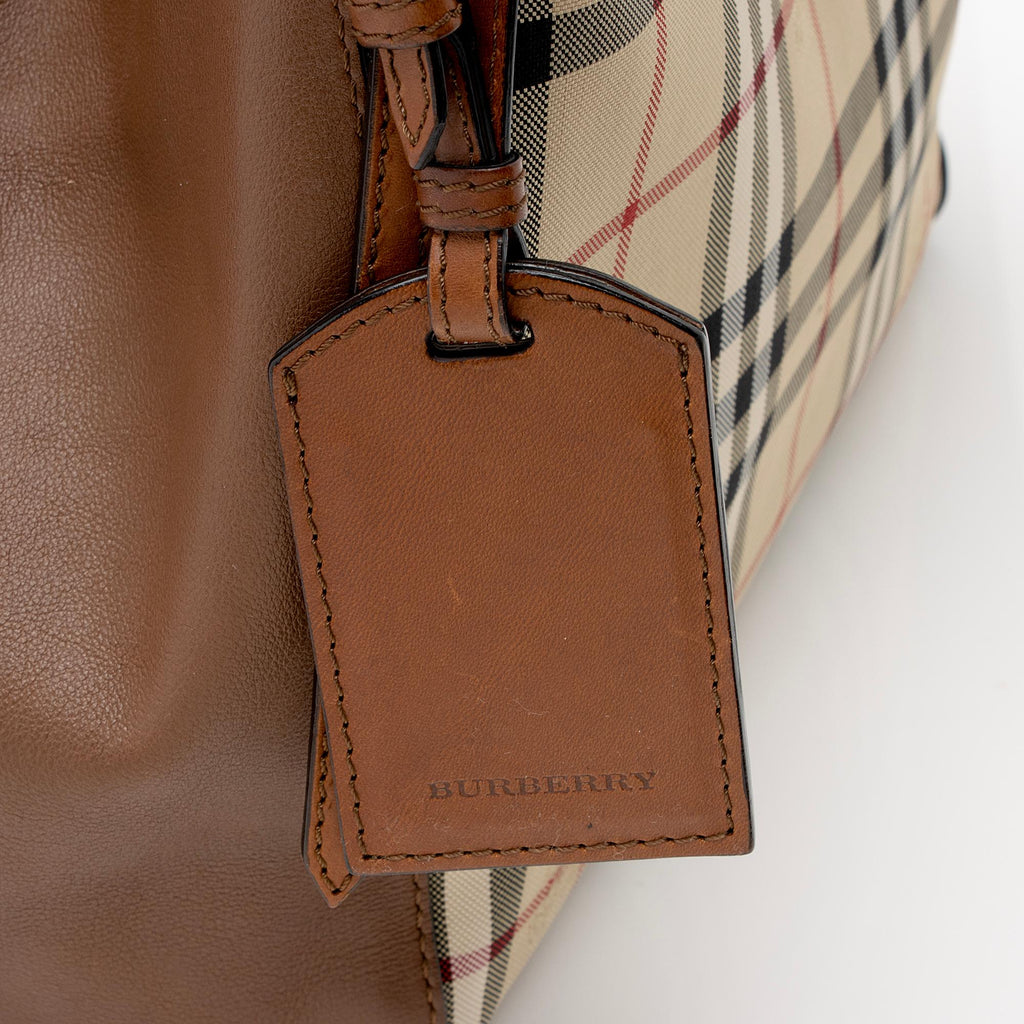 Burberry Horseferry Check Canterbury Small Tote (SHF-22612)