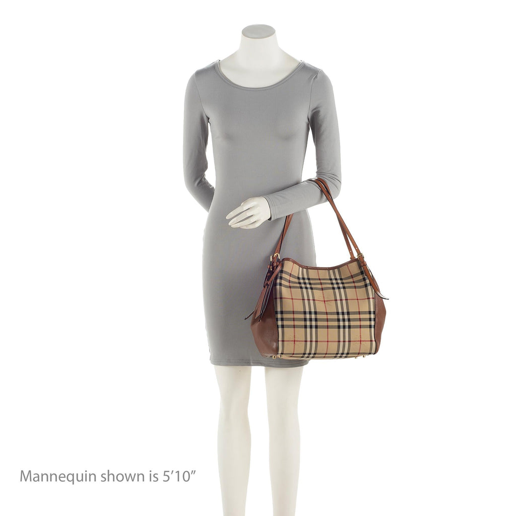 Burberry Horseferry Check Canterbury Small Tote (SHF-22612)