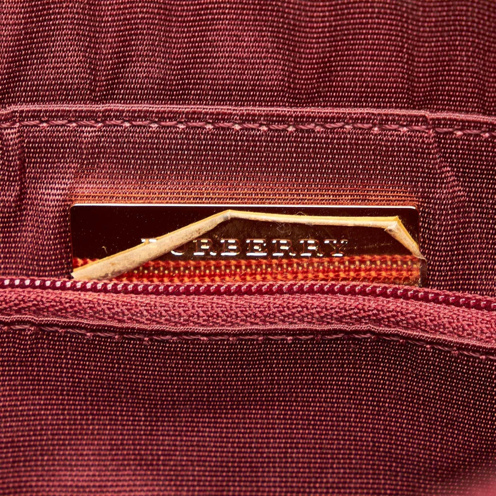 Burberry House Check Canvas Handbag (SHG-20443)