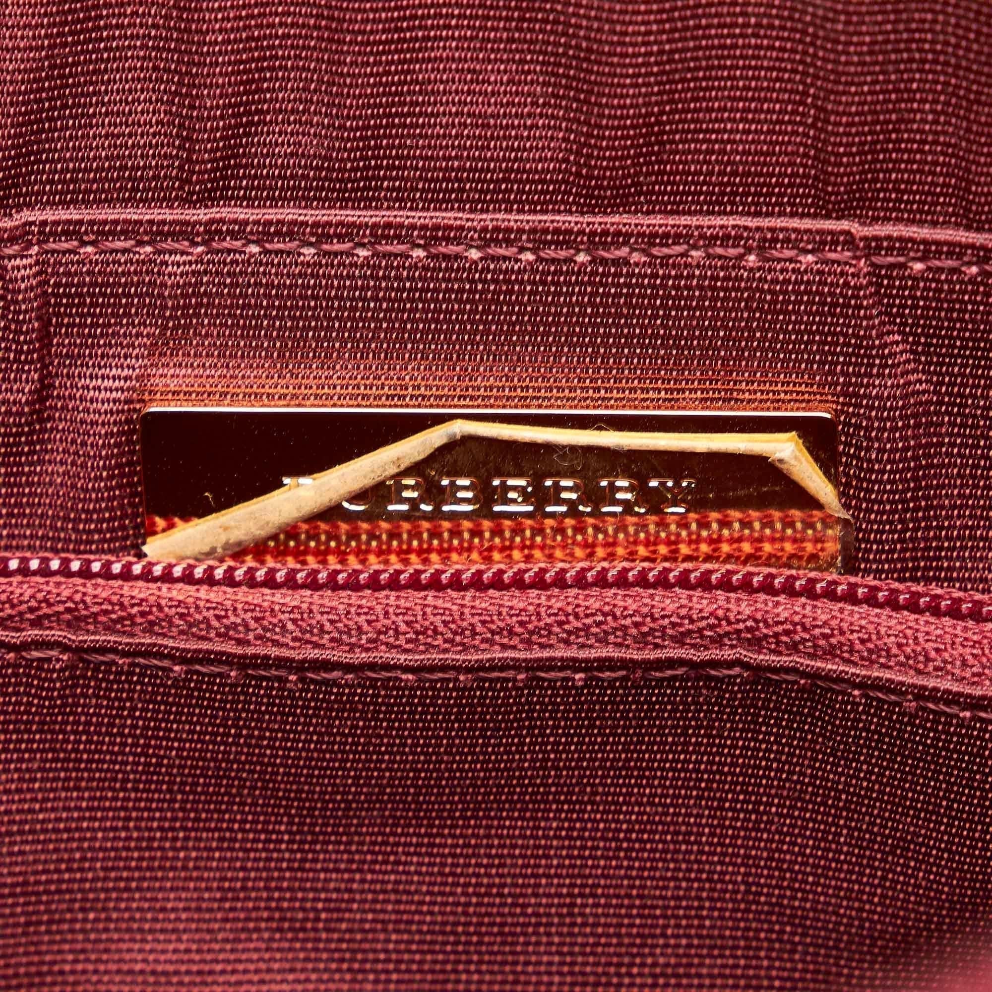 Burberry House Check Canvas Handbag (SHG-20443)