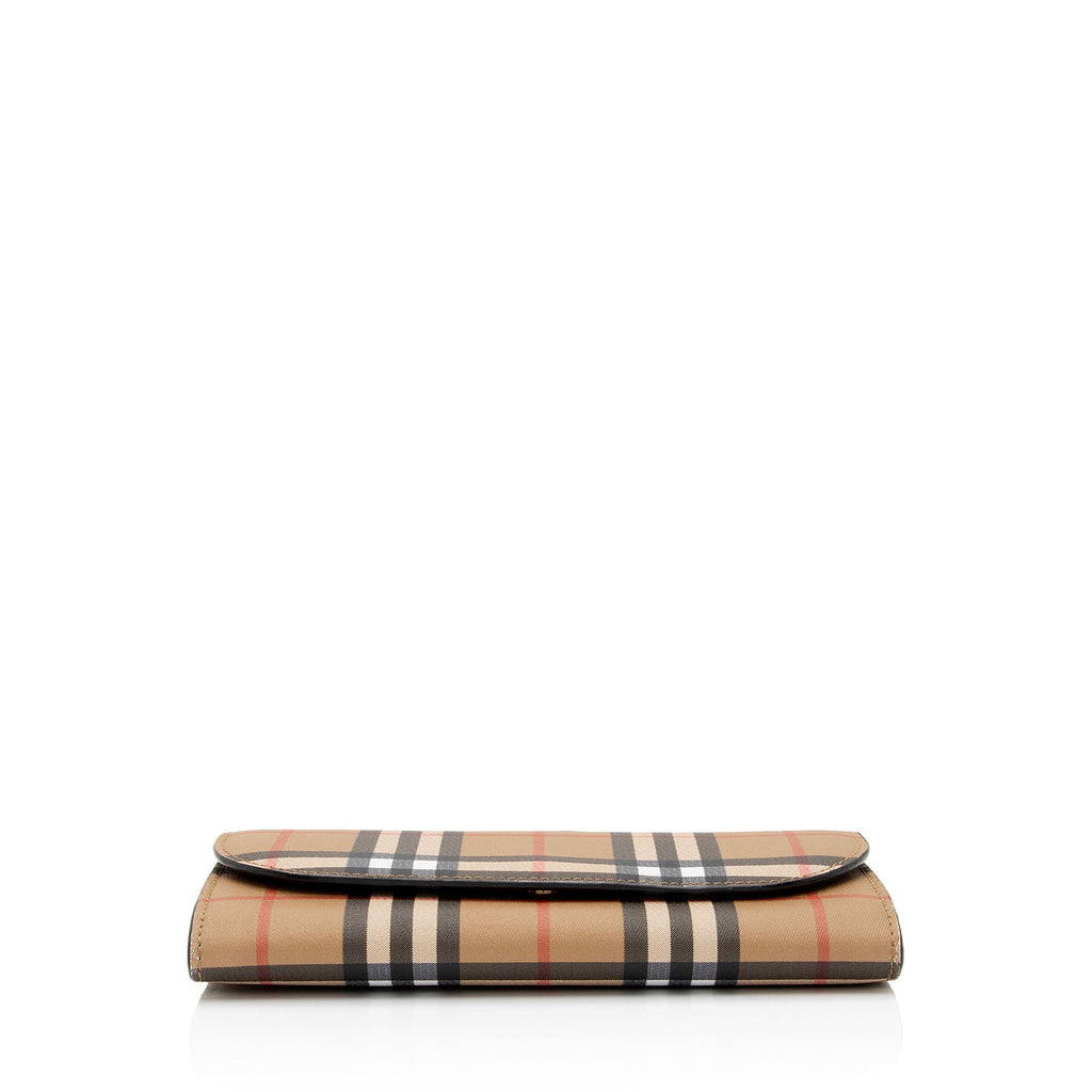 Burberry House Check Henley Chain Wallet (SHF-OabVyk)