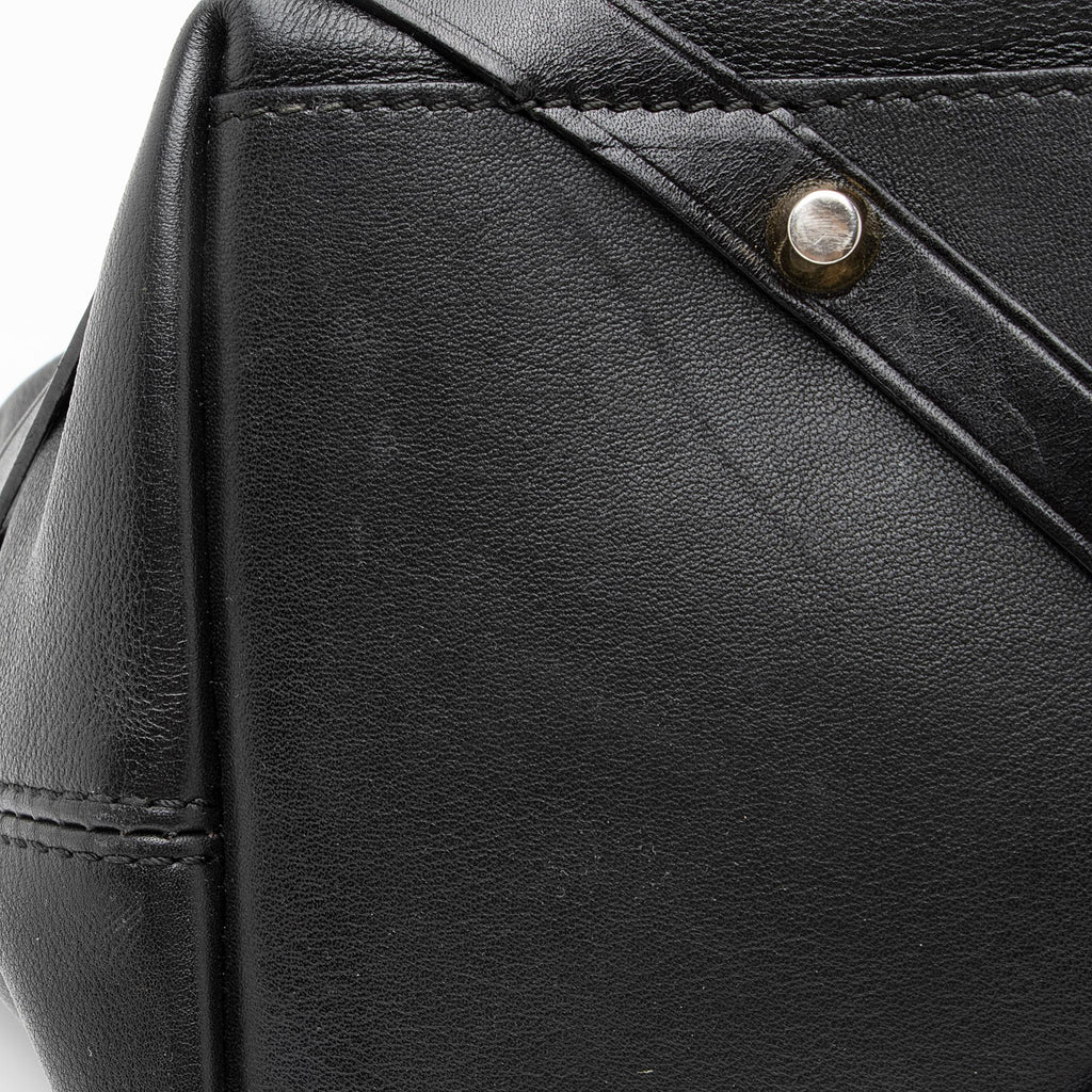 Burberry House Check Lambskin Bridle Salisbury Small Tote (SHF-mVCDxh)
