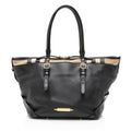 Burberry House Check Lambskin Bridle Salisbury Small Tote (SHF-mVCDxh)