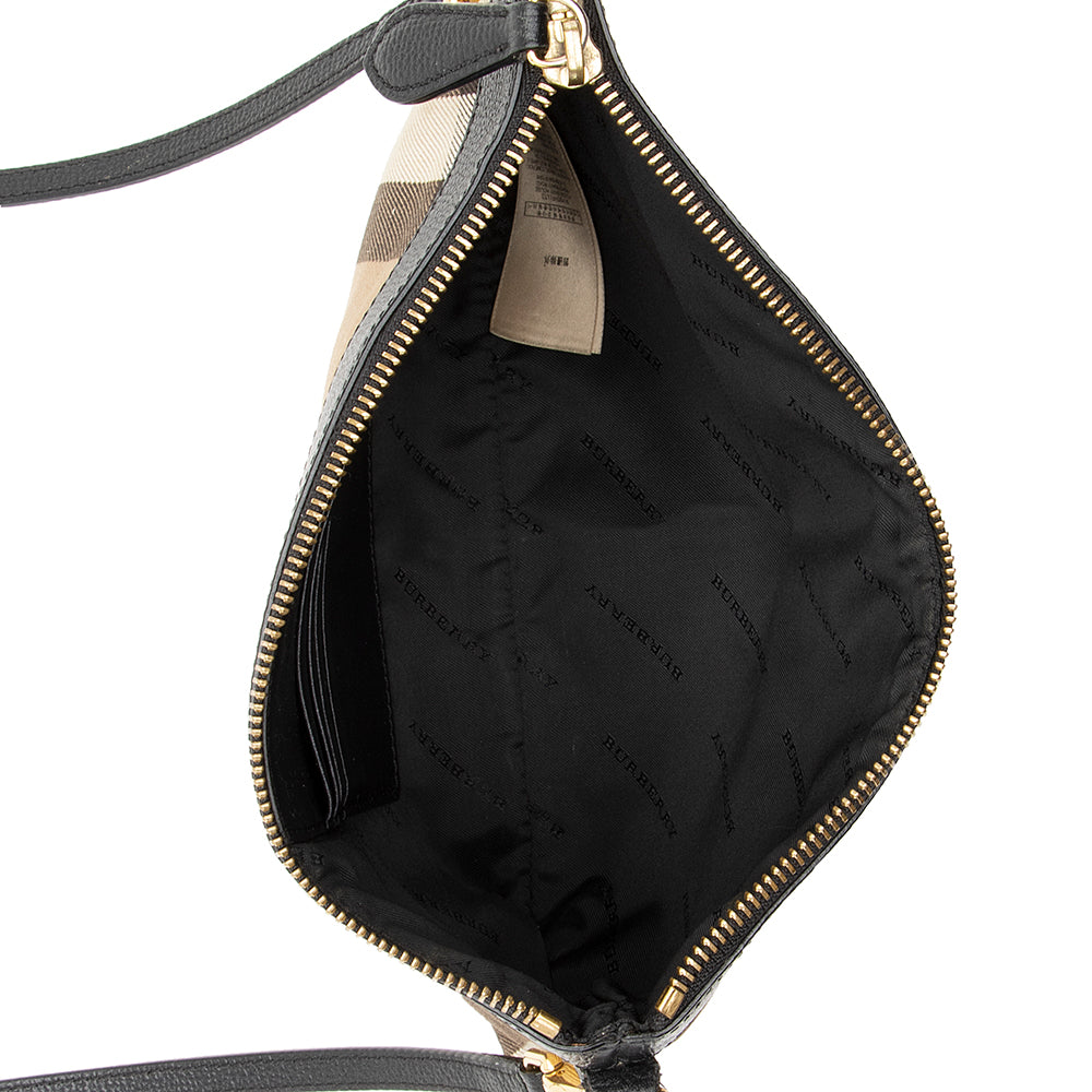 Burberry House Check Peyton Clutch (SHF-21676)
