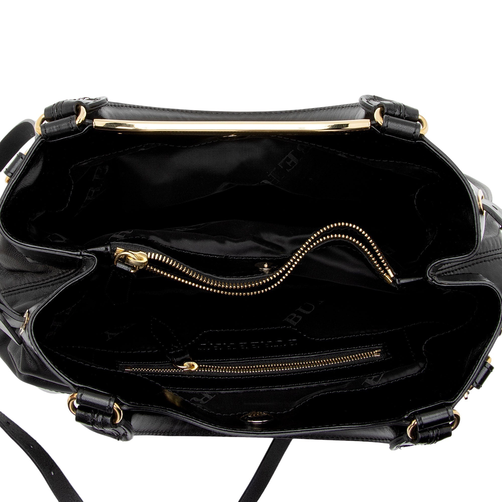 Burberry Lambskin Hepburn Convertible Tote (SHF-FHPl7M)
