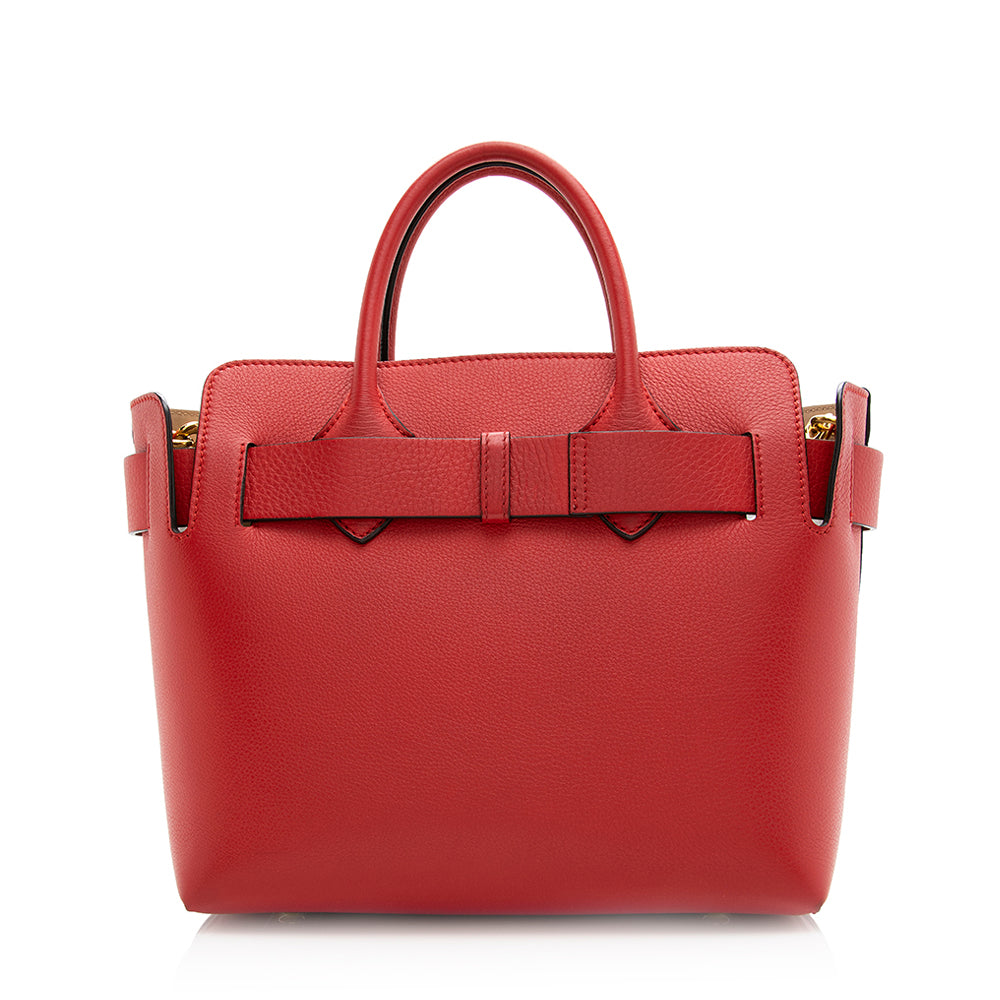 Burberry Leather Belted Marais Small Tote (SHF-20584)