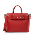 Burberry Leather Belted Marais Small Tote (SHF-20584)