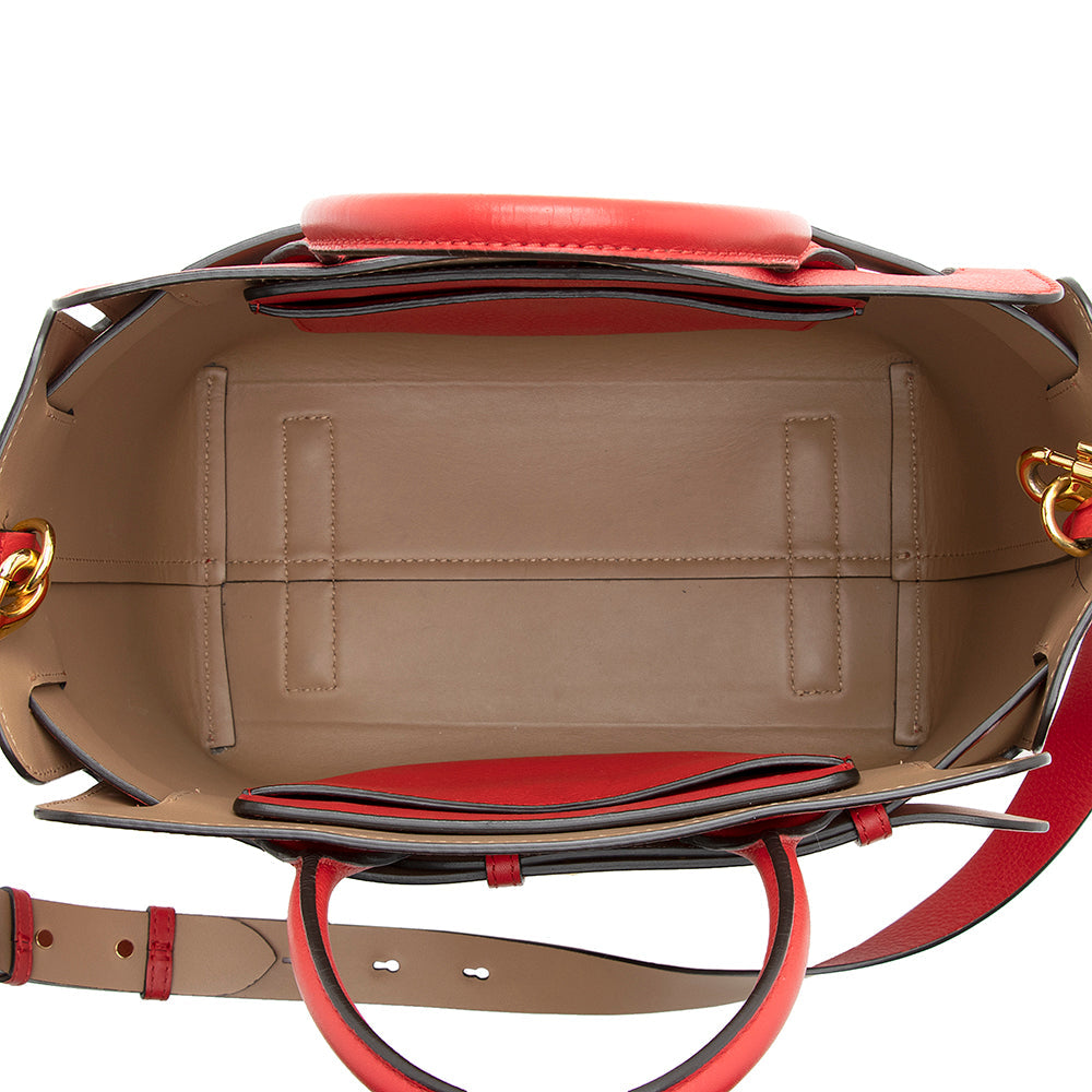 Burberry Leather Belted Marais Small Tote (SHF-20584)