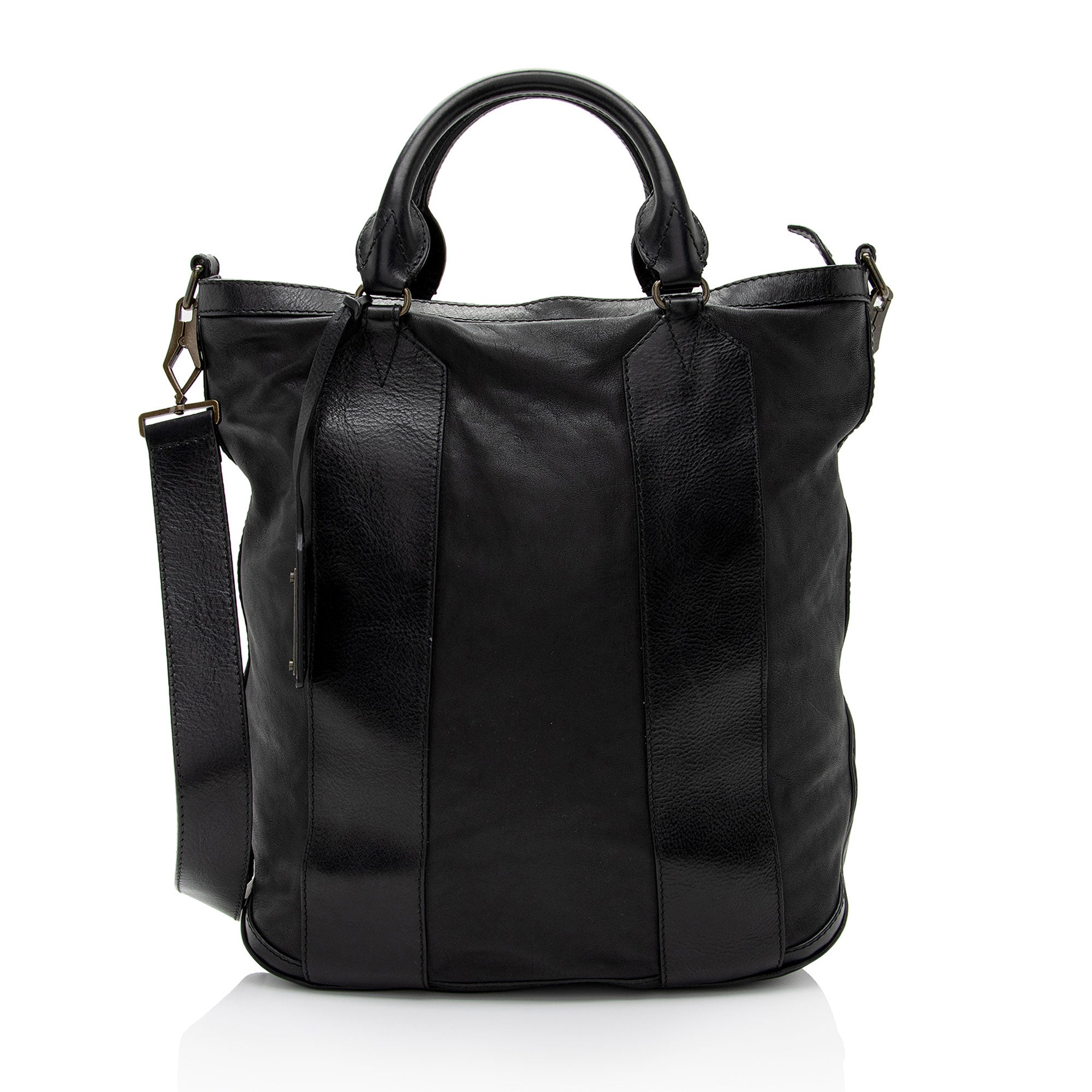 Burberry Leather Bonington Tote (SHF-07pRvX)