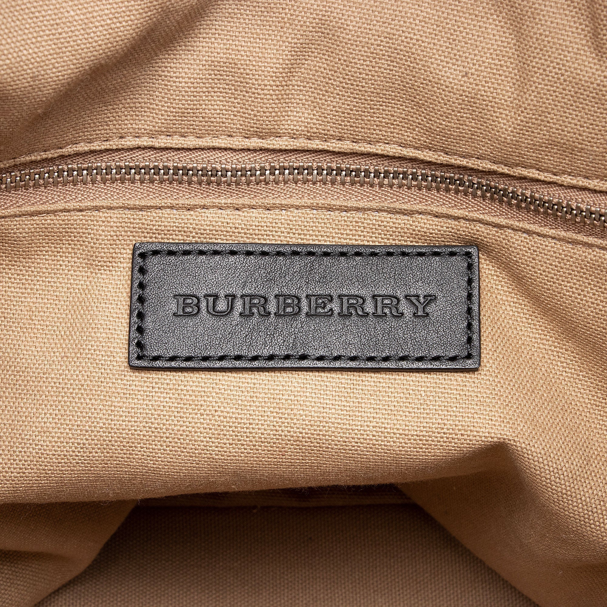 Burberry Leather Drawstring Susanna Bucket Bag (SHF-EjwCUX)