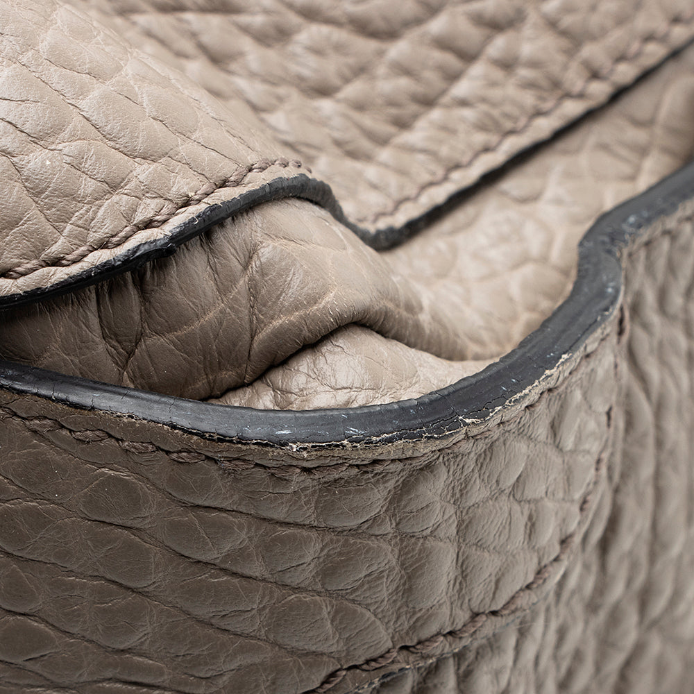 Burberry Leather Gladstone Small Satchel (SHF-19997)