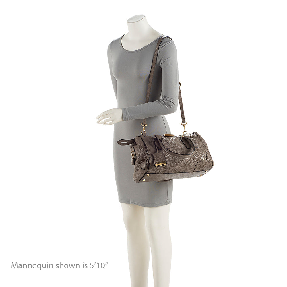Burberry Leather Gladstone Small Satchel (SHF-19997)