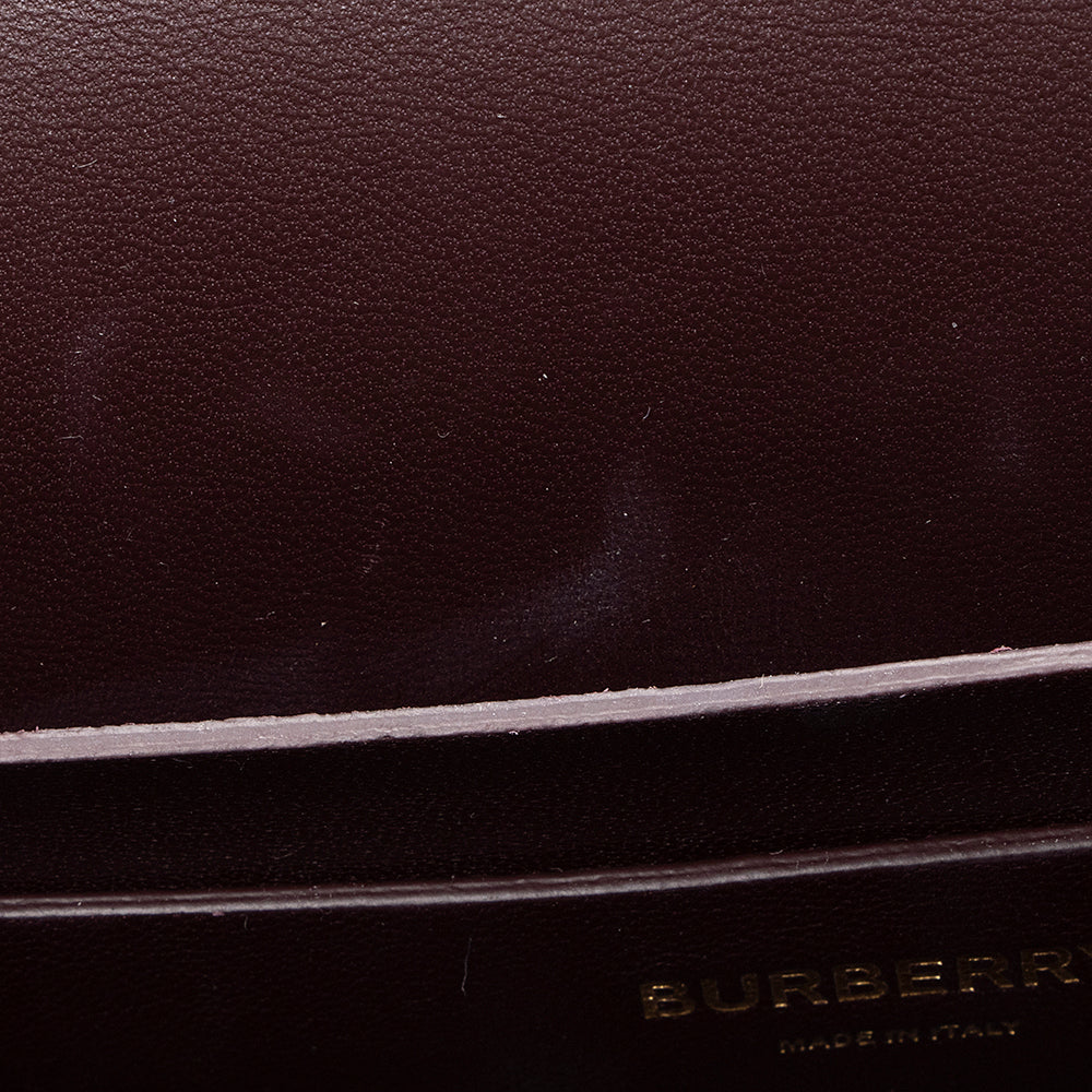 Burberry Leather Grace Small Flap Shoulder Bag (SHF-18300)