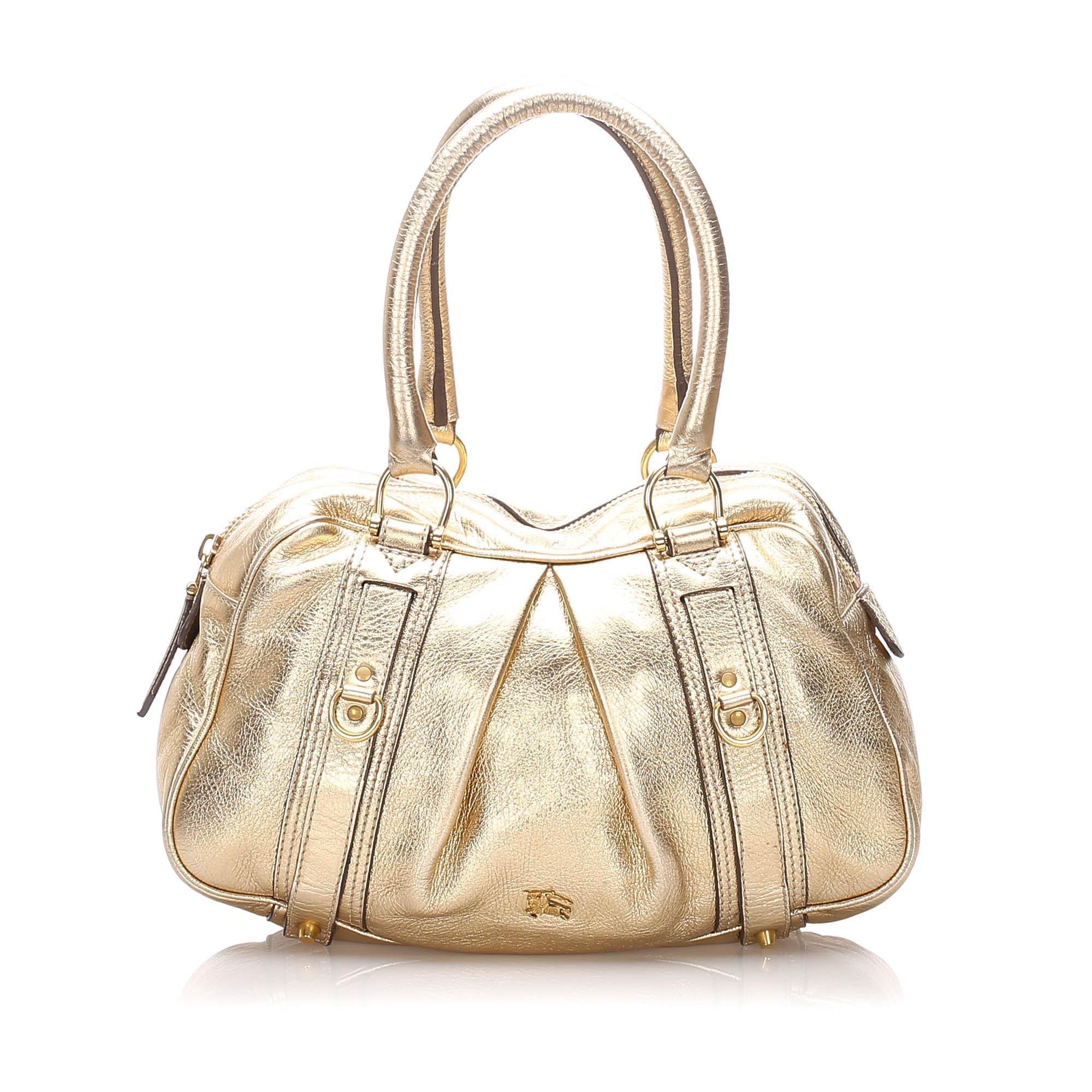 Burberry Leather Satchel (SHG-10399)