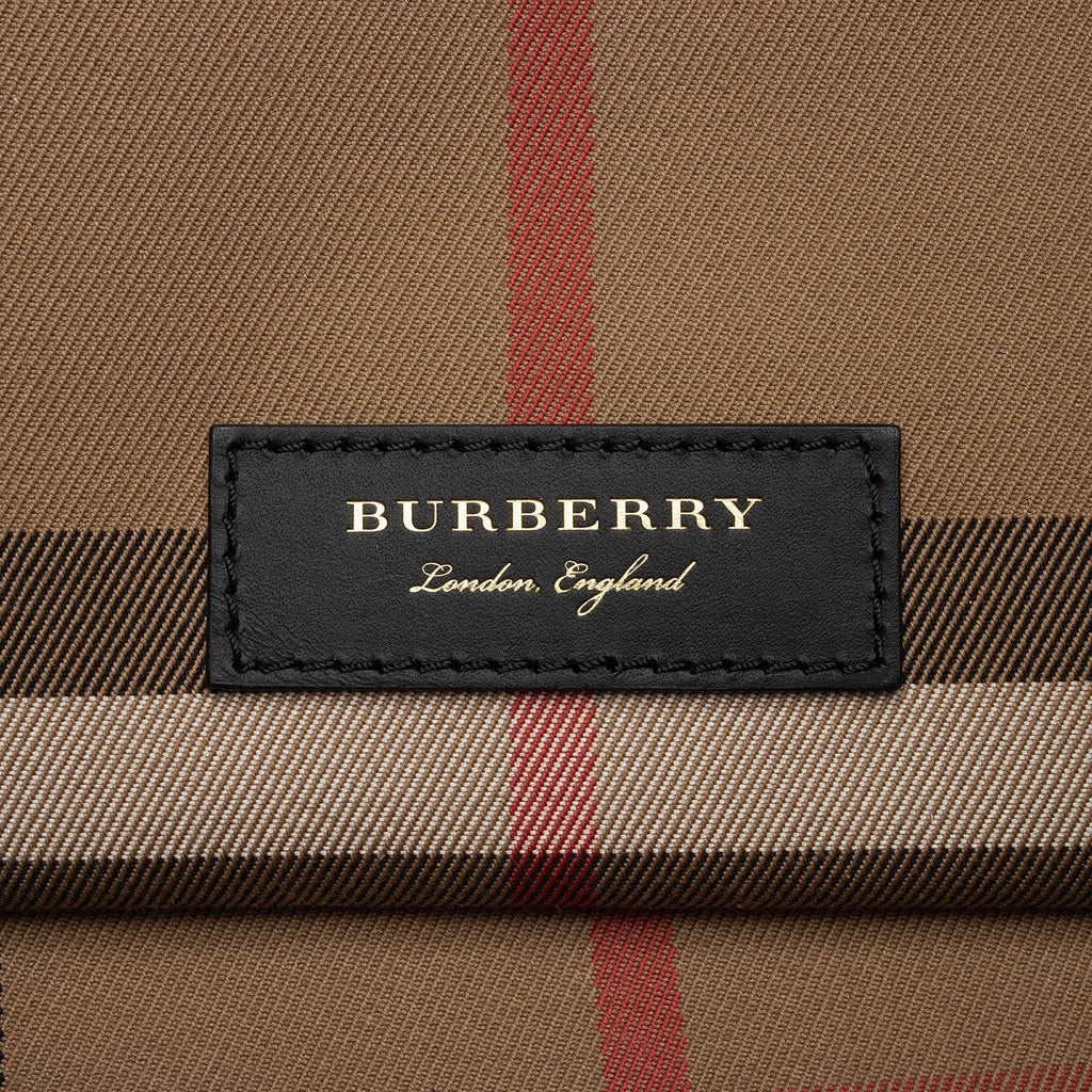 Burberry Leather Honeybrook Derby Medium Tote (SHF-eUcGSe)
