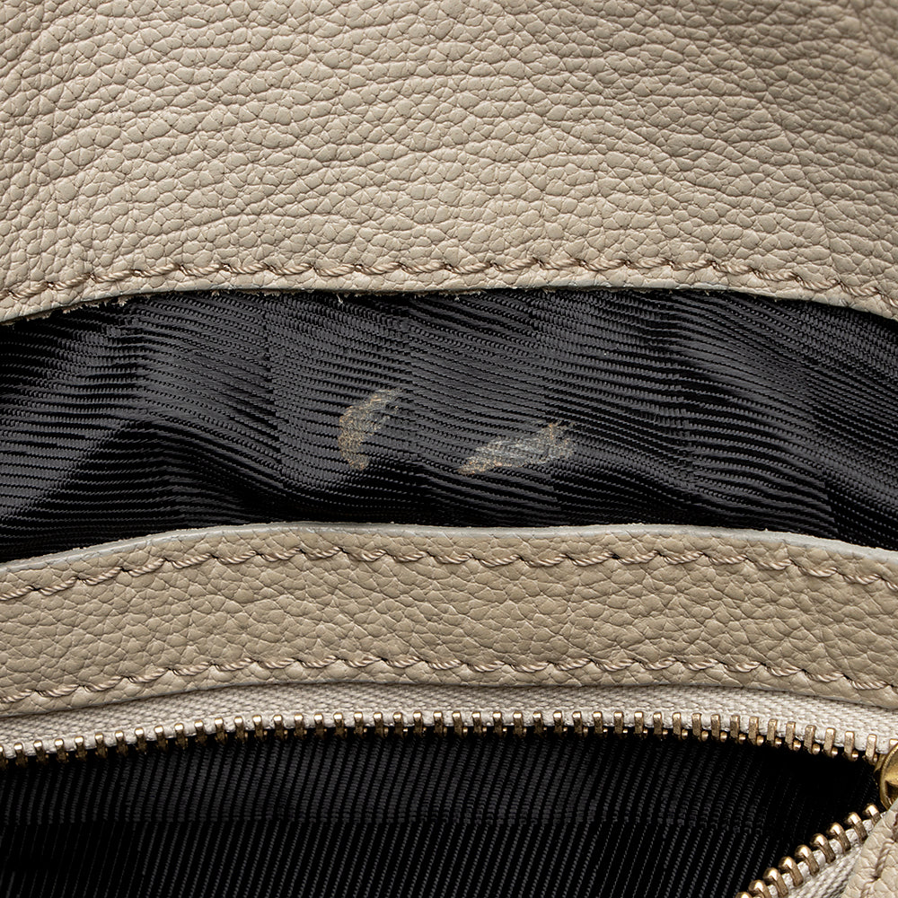 Burberry Leather Lambeth Hobo - FINAL SALE (SHF-20433)