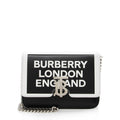 Burberry Leather Logo TB Shoulder Bag (SHF-15424)