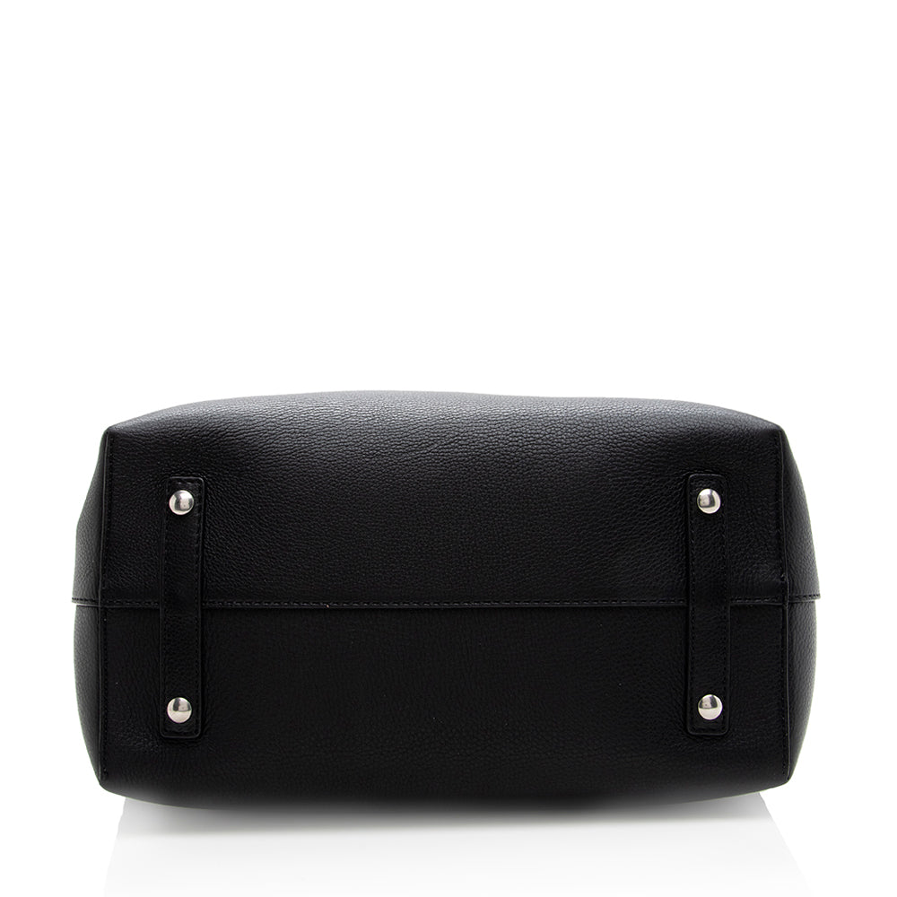 Burberry Leather Marais Medium Belted Tote (SHF-18940)