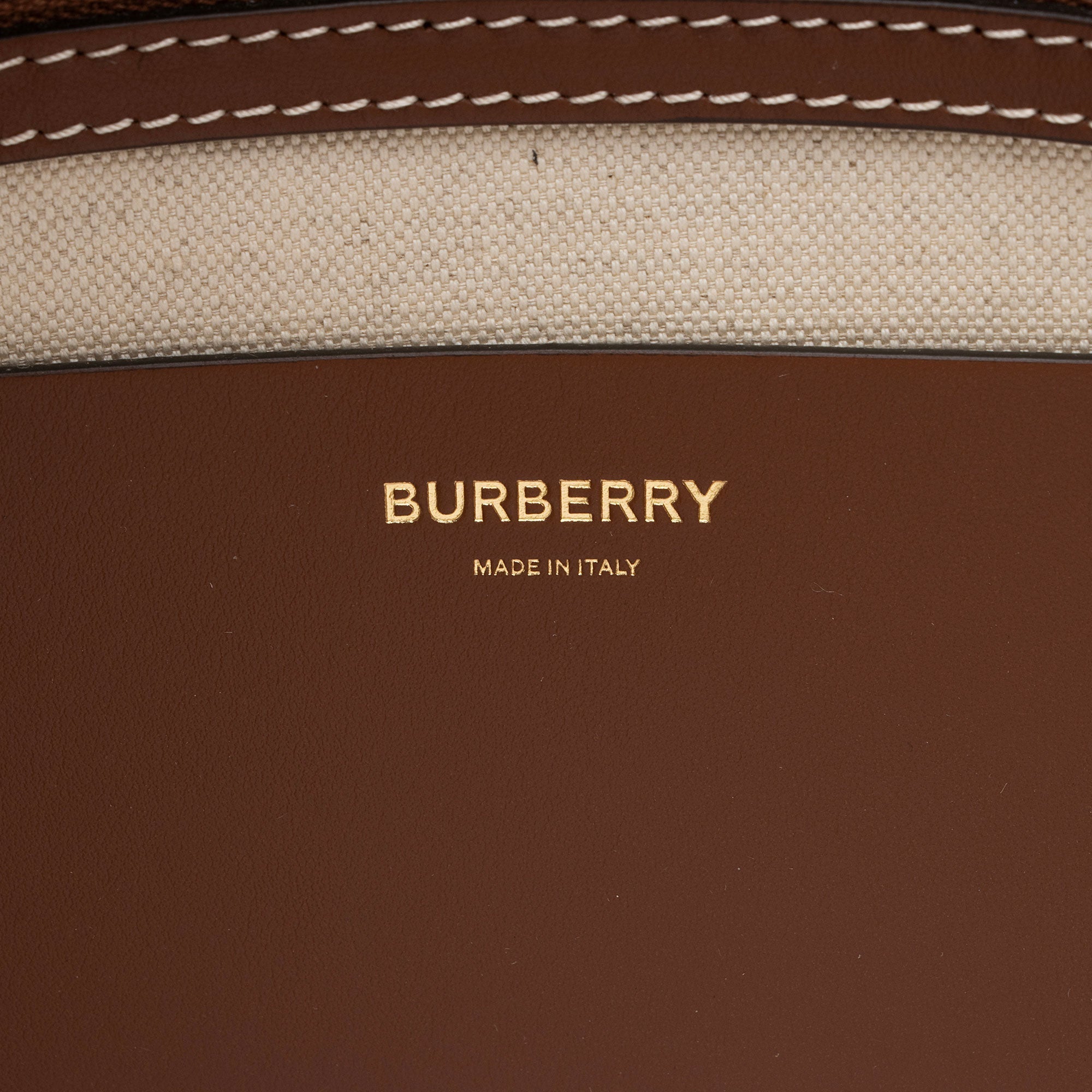 Burberry Leather TB Medium Tote (SHF-ypVIER)