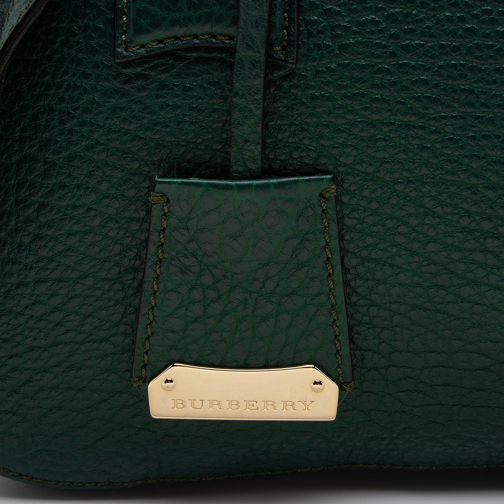 Burberry Leather Orchard Small Satchel (SHF-KRwJfz)