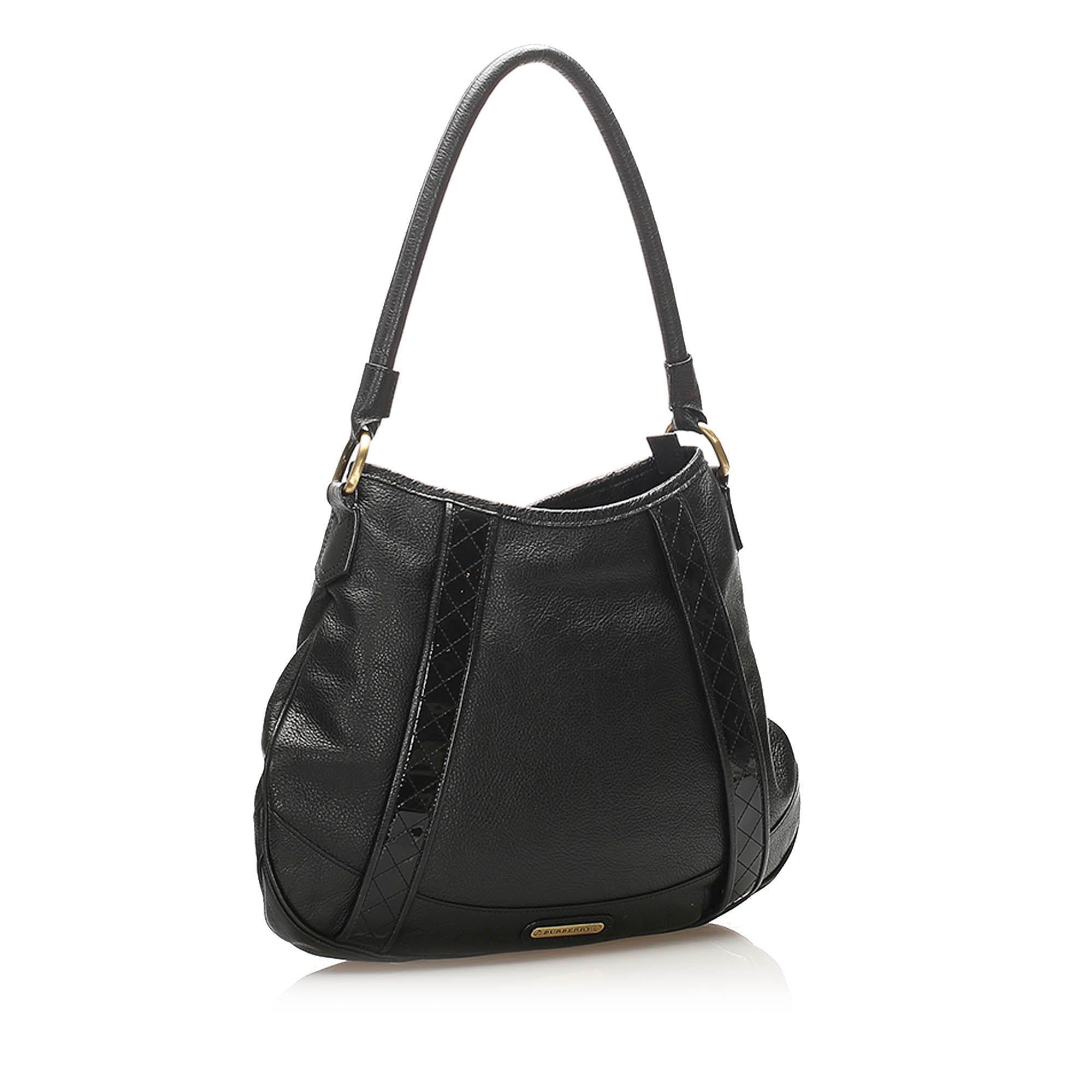 Burberry Leather Shoulder Bag (SHG-15735)