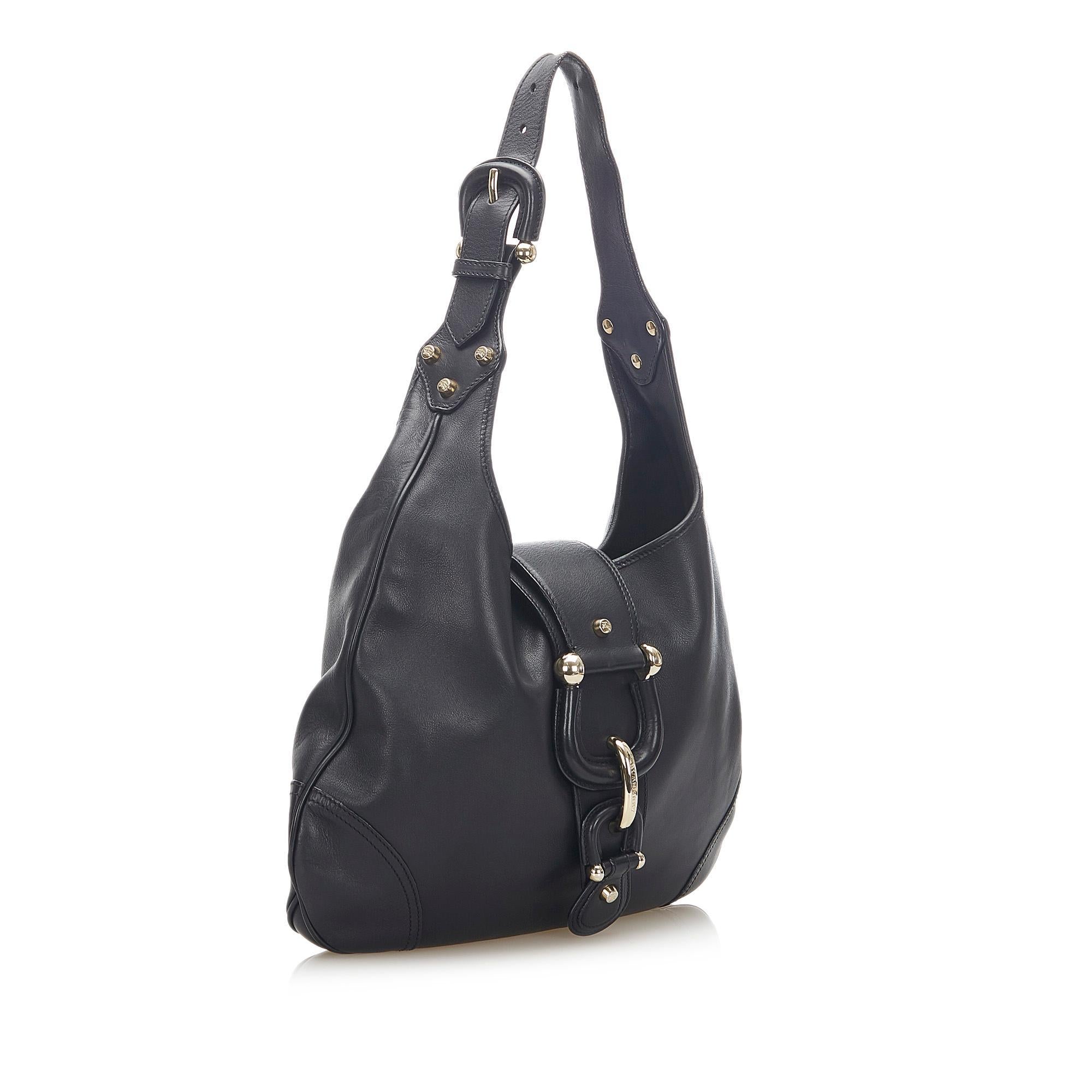 Burberry Leather Shoulder Bag (SHG-18127)