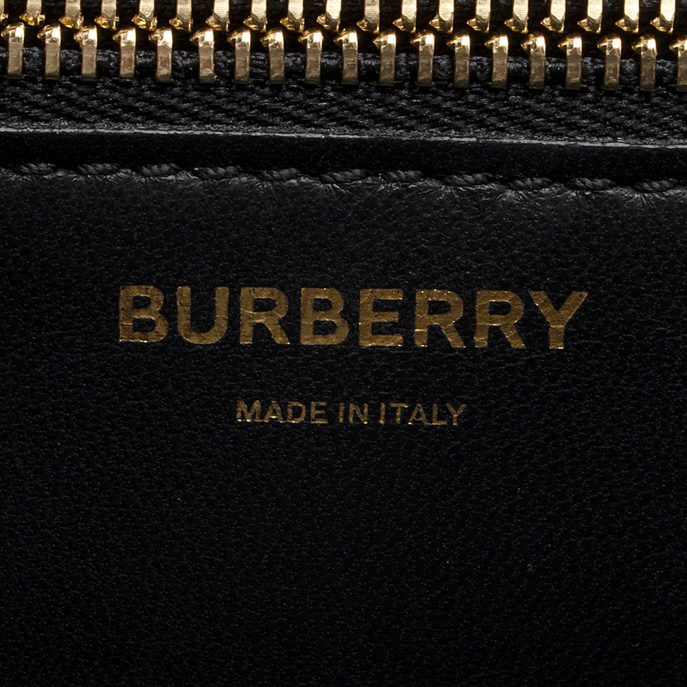 Burberry Leather TB Flap Medium Shoulder Bag (SHF-20779)