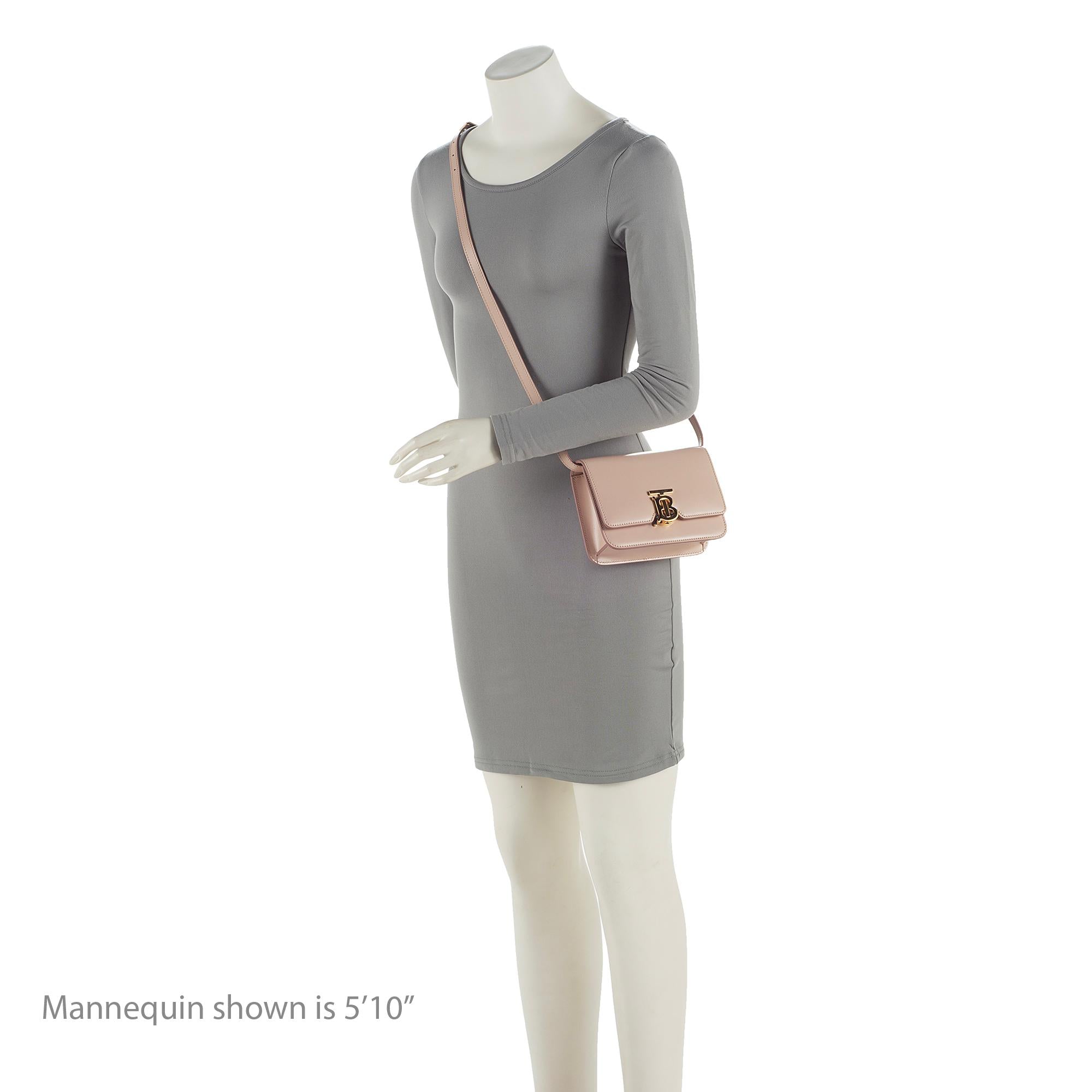 Burberry Leather TB Flap Mini Shoulder Bag (SHF-22806)