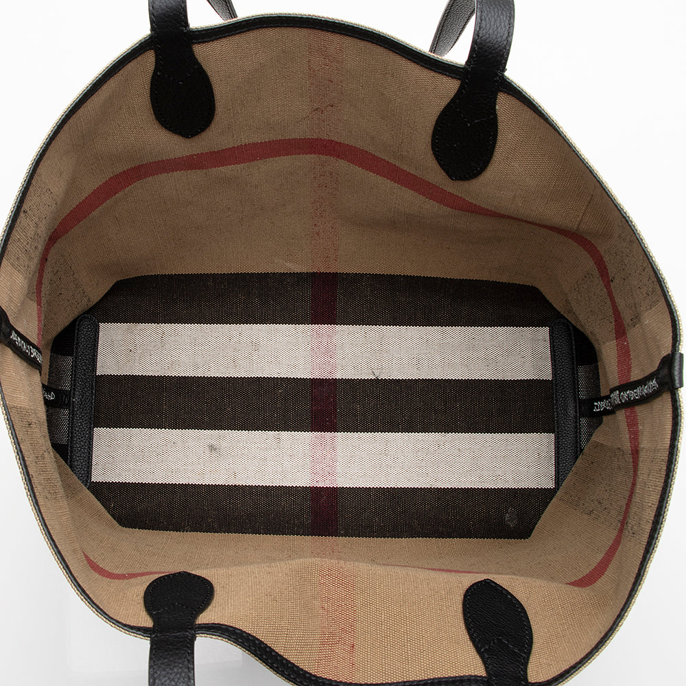 Burberry Mega Check Doodle Medium Tote (SHF-17464)