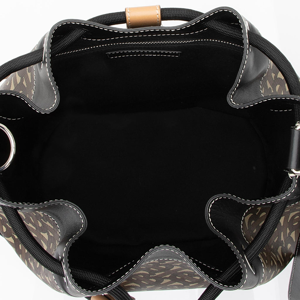 Burberry Monogram TB Bridle Chesterton Bucket Bag (SHF-23254)